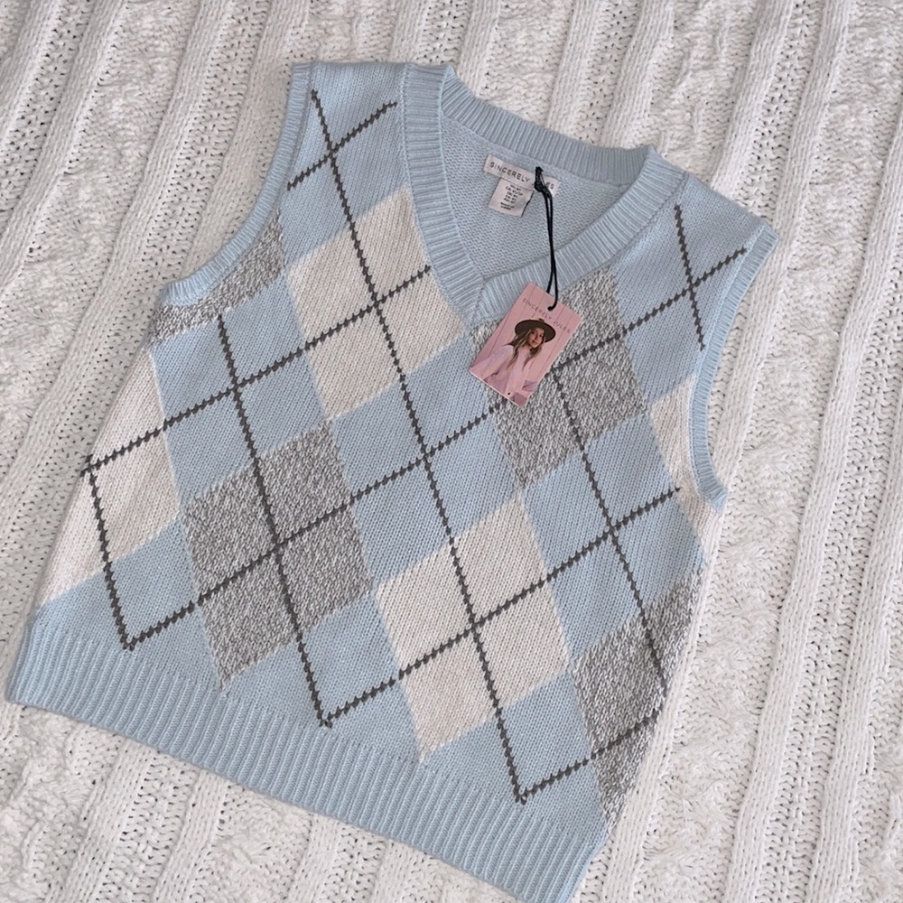 Sincerely Jules Sweatervest Sz XS